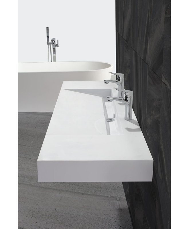 ADM Bathroom 18.9'' Resin Square Bathroom Sink Wayfair